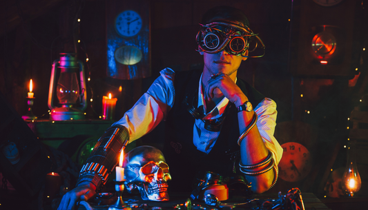 Is a Handcrafted Metal Lamp the most unique housewarming gift for a cyberpunk fan?