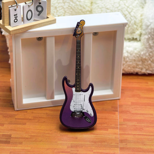 LiveCozee Industrial Pipe Table Lamp | Vintage Light Bulb for Home and Office Decor Table Lamp Single Item + Purple Guitar